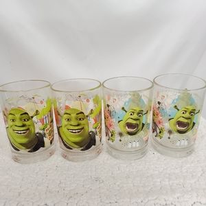 Shrek McDonald's Drinking Glasses Set